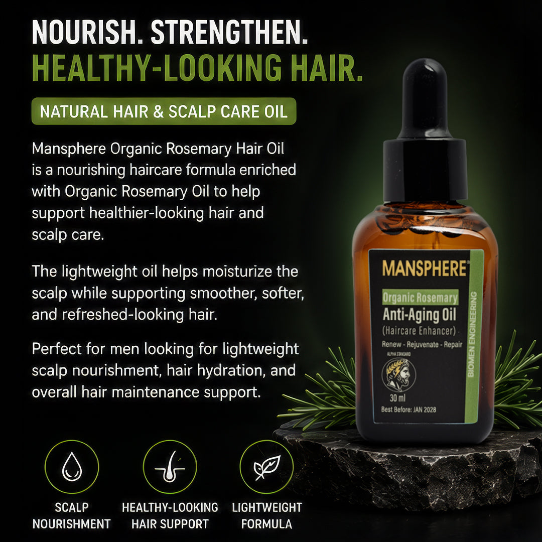 Mansphere Organic Argan Anti-Aging Oil with Omega – 30ml