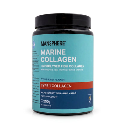 Mansphere Marine Collagen – Citrus Burst 200g