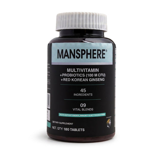 Mansphere Multivitamin + Probiotics -180 Tablets