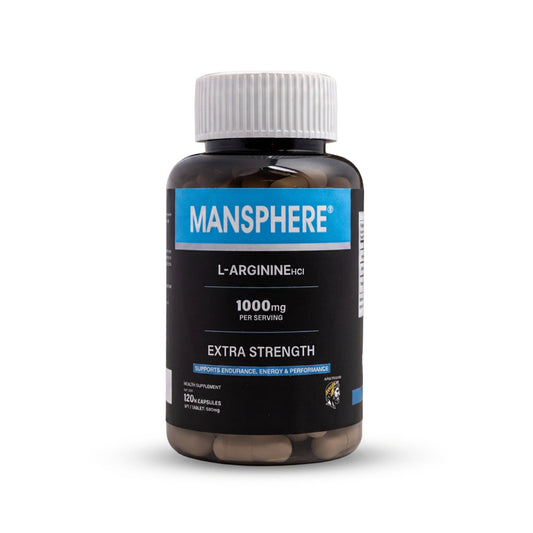Mansphere L-Arginine HCl 1000mg – 120 Capsules