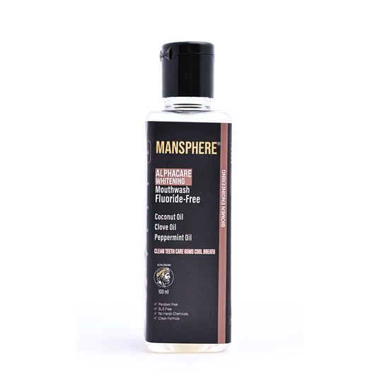 Mansphere AlphaCare Whitening Mouthwash – Fluoride Free 100ml