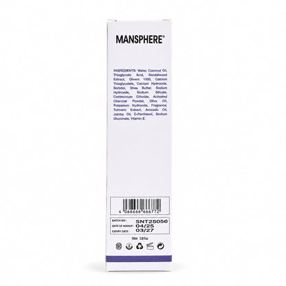 NO Hair Removal Lotion with Charcoal & Turmeric – 100ml