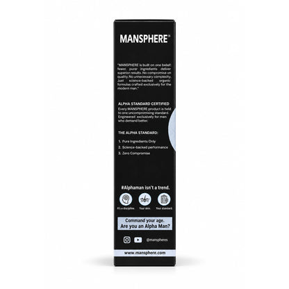 Mansphere No Hair Removal Lotion with Charcoal & Turmeric – 100ml