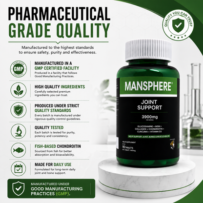 Mansphere Joint Support 3900mg – 90 Tablets