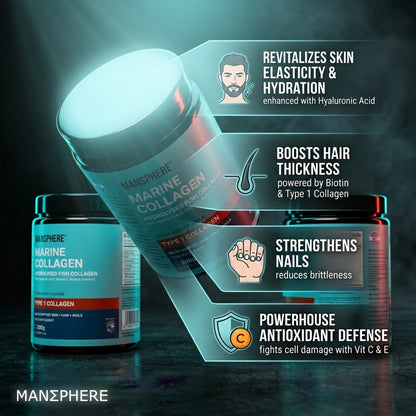Mansphere Marine Collagen – Citrus Burst 200g