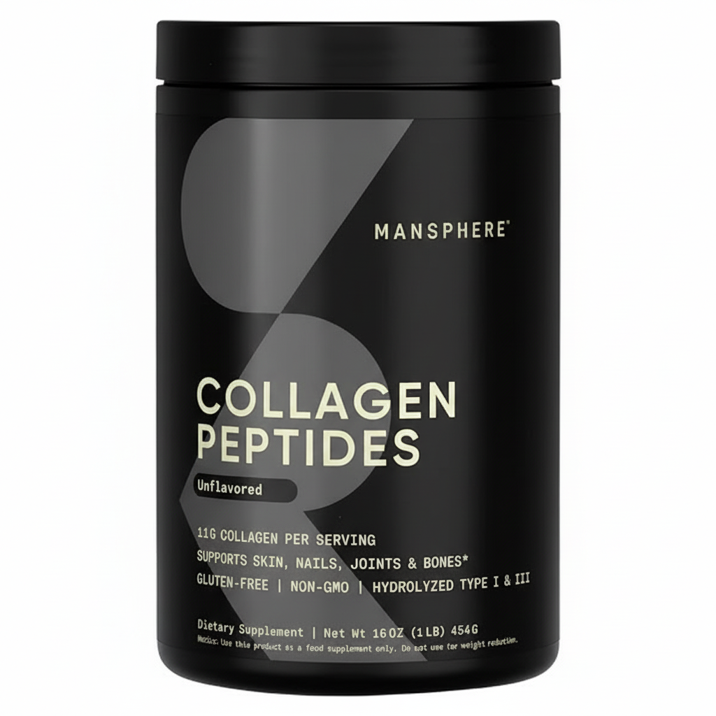 Mansphere, Collagen Peptides, Unflavored, 1 lb (450 g)