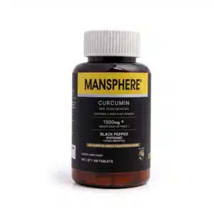 Mansphere Curcumin + Black Pepper – 60 Tablets