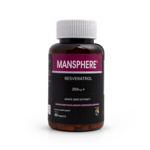 Mansphere Resveratrol + Grape Seed Extract – 60 Tablets