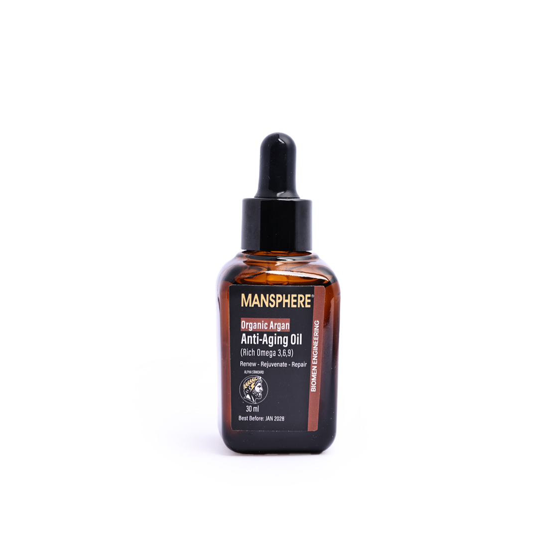 Mansphere Organic Argan Anti-Aging Oil with Omega – 30ml
