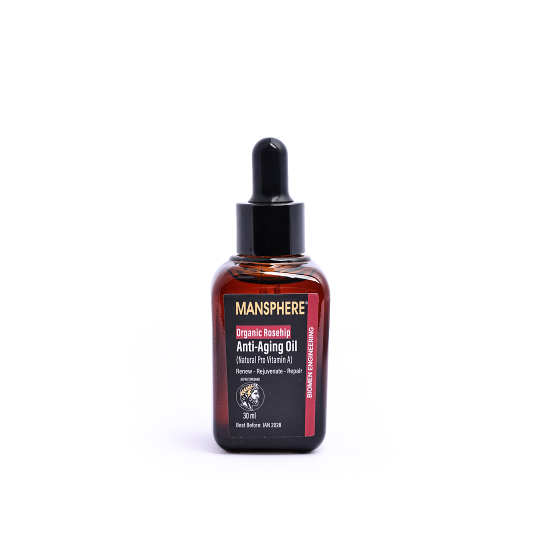 Mansphere Organic Rosehip Anti-Aging Oil – 30ml